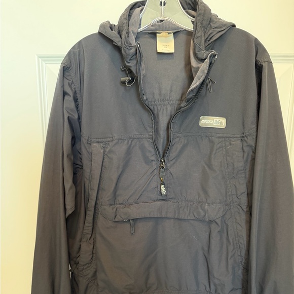 REI Black Windbreaker running, hiking Jacket unisex size small - Picture 7 of 9